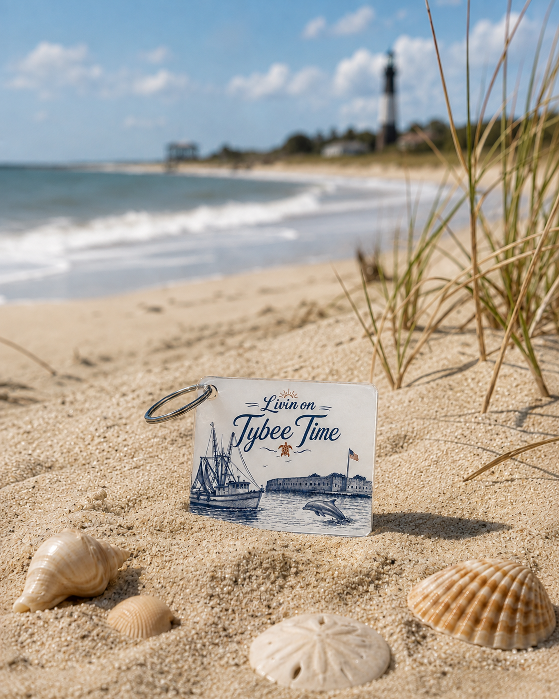 Personalized Custom Photo Keychains | Personalized Coastal Keepsakes